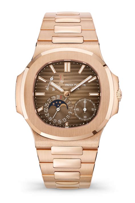 patek philippe nautilus rose gold chocolate dial